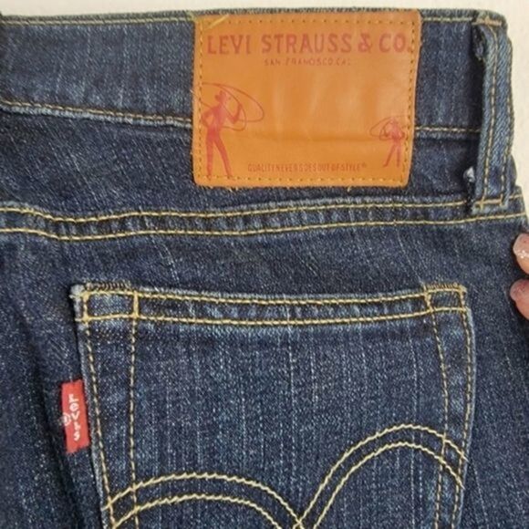 Levi's Premium superlow blue denim jeans size 28 - Picture 9 of 10